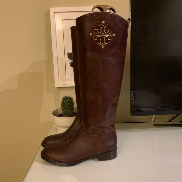 Tory Burch Shoes - Brown Tory Burch Tall Riding Boots